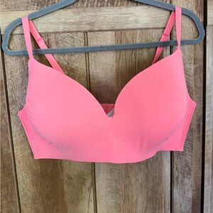 Secret Treasures Coral Pink Seamless Light Support Bra